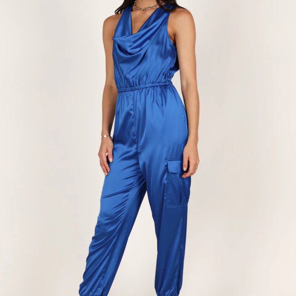 NWOT Petal & Pup Jacinta Cowl Neck Jumpsuit